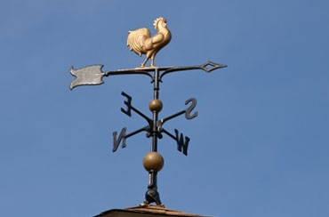 Rooster wether vane